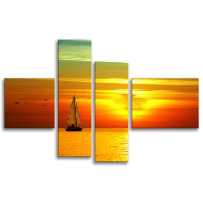 картинка Морской закат от магазина модульных картин Приоритет