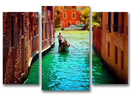 картинка Прогулка по Венеции 02-42М от магазина модульных картин Приоритет