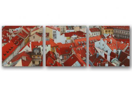 картинка Крыши Амстердама 02-40М  от магазина модульных картин Приоритет