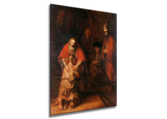 Фото репродукции картины художника Рембрандт  "Возвращение блудного сына"