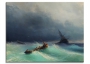 Фото репродукции картины художника Айвазовский И.К. "Кораблекрушение"