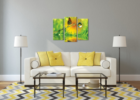 Картина Бабочка на травинке из раздела Бабочки