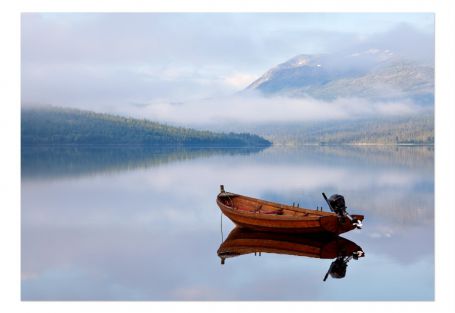 фото картины с природой Утро на озере 05-10