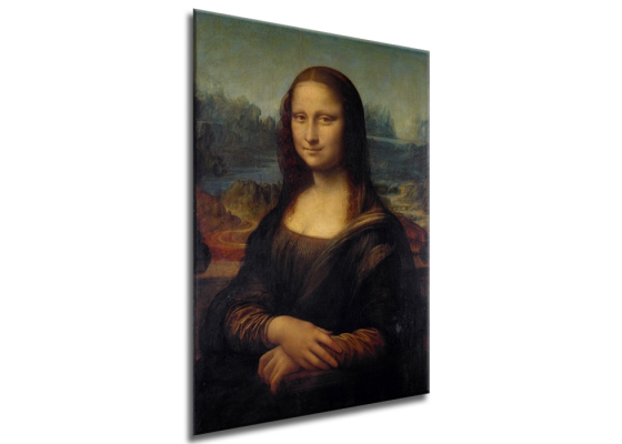 Фото репродукции картины художника Леонардо да Винчи "Мона Лиза"