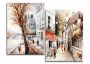 картинка Осень в Париже от магазина модульных картин Приоритет