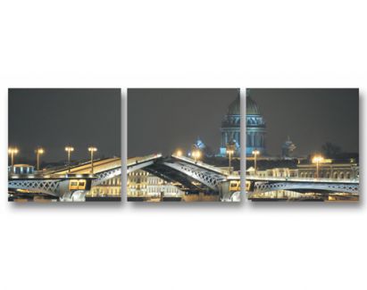 картинка Панорама Петербурга 02-33М        от магазина модульных картин Приоритет