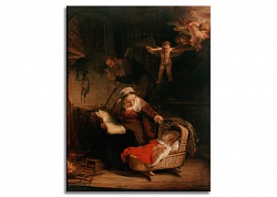 Рембрандт  "Святое семейство"
