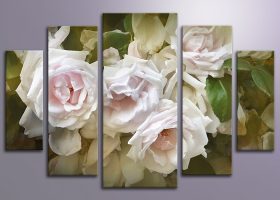 фото картины с цветами Розы. Пастель 