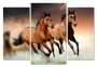 картинка Бегущие лошади 05-21М от магазина модульных картин Приоритет