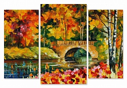 Триптих.Осень в парке 