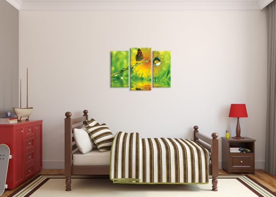 Картина Бабочка на травинке из раздела Бабочки