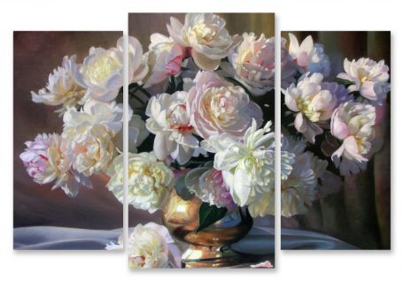фото картины с цветами Розовые пионы 06-29М 