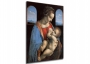 Фото репродукции картины художника Леонардо да Винчи "Мадонна с младенцем"